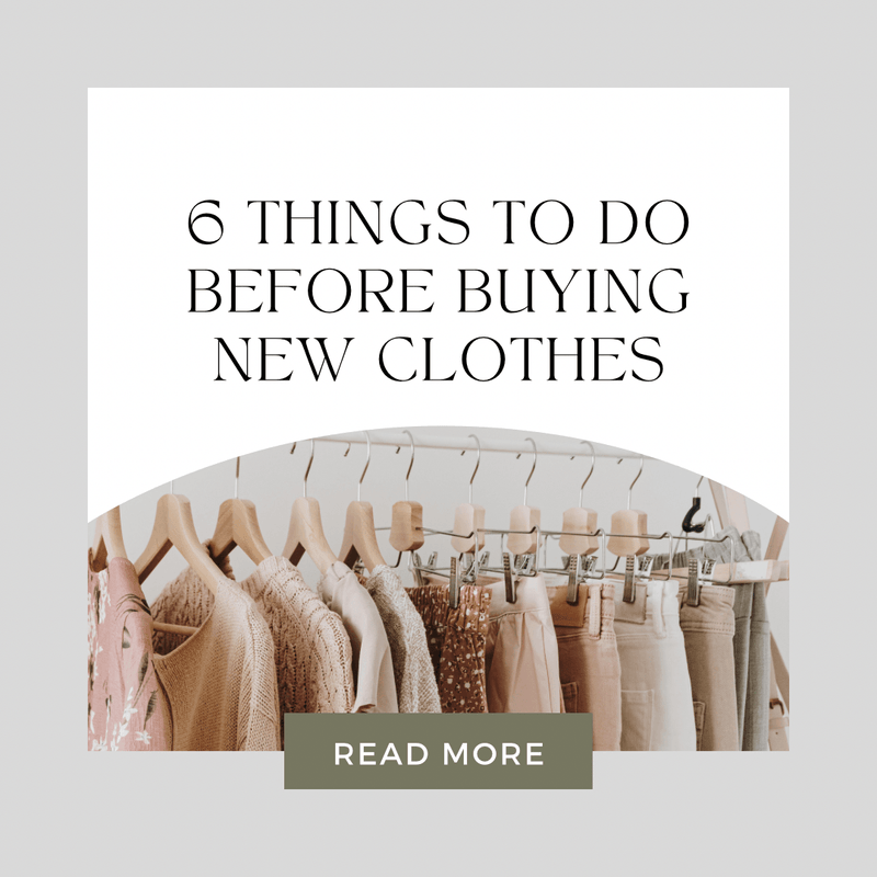 6 Things To Do Before Buying New Clothes - Spoiled Me Rotten 