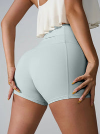 High Waist Active Shorts - Spoiled Me Rotten 