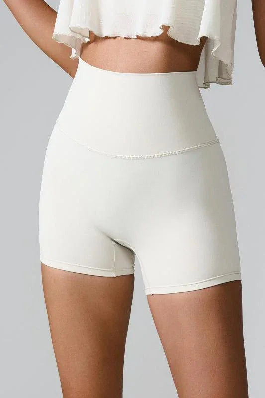 High Waist Active Shorts - Spoiled Me Rotten 