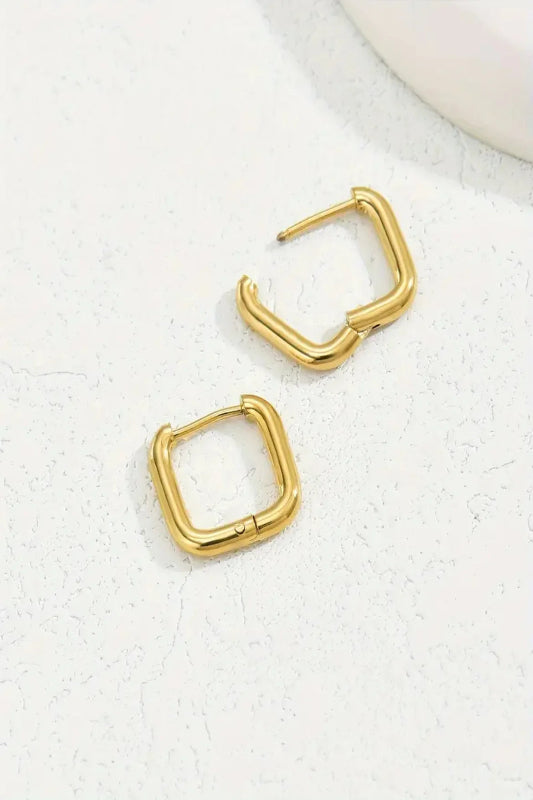 Square Hoop Earrings - Spoiled Me Rotten 