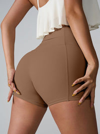High Waist Active Shorts - Spoiled Me Rotten 