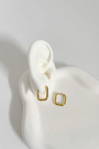 Square Hoop Earrings - Spoiled Me Rotten 