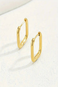 Square Hoop Earrings - Spoiled Me Rotten 