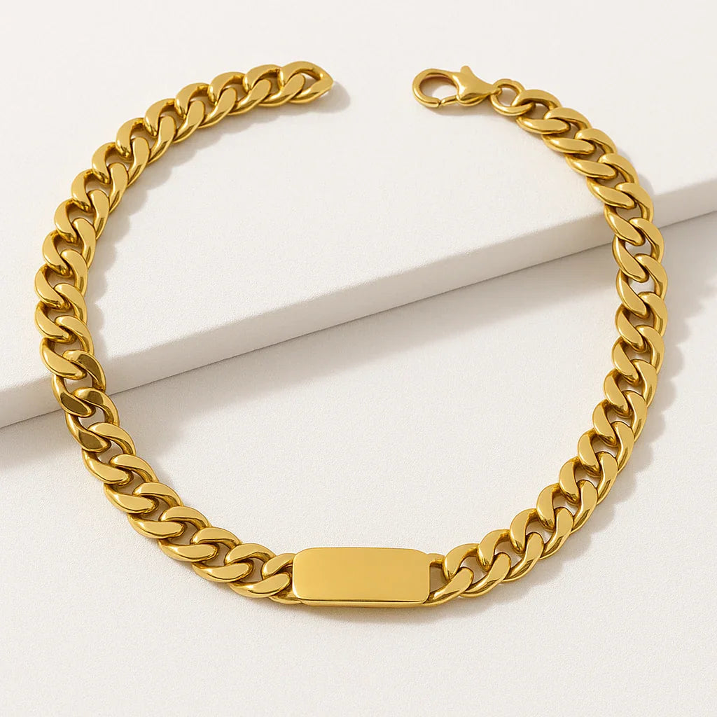 18K Gold-Plated Chain Necklace - Spoiled Me Rotten 