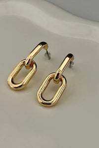 Double Link Chain Earring