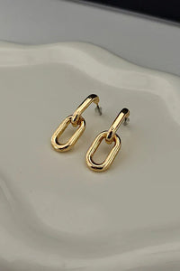 Double Link Chain Earring