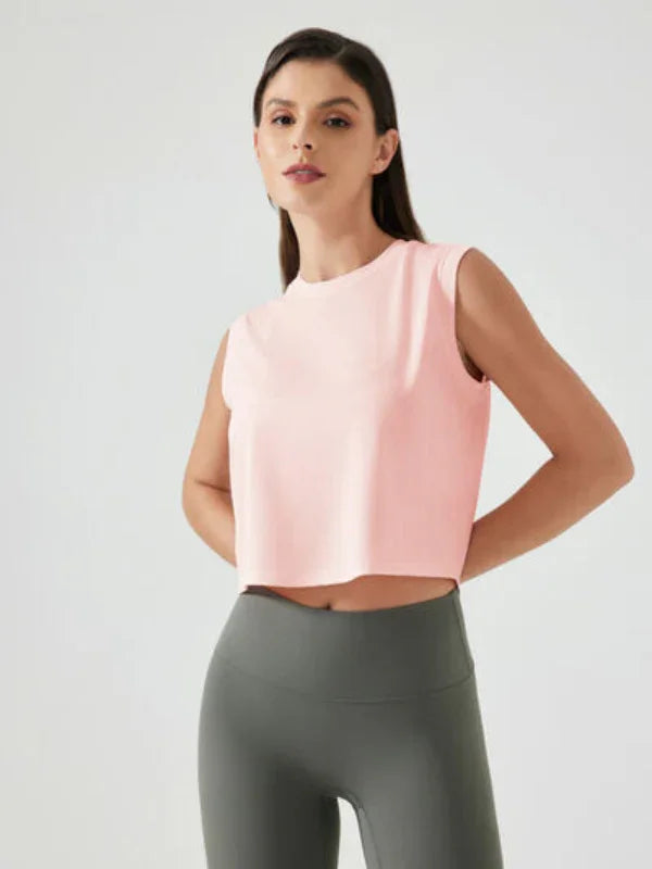 Side Sleeveless Yoga Tank Top