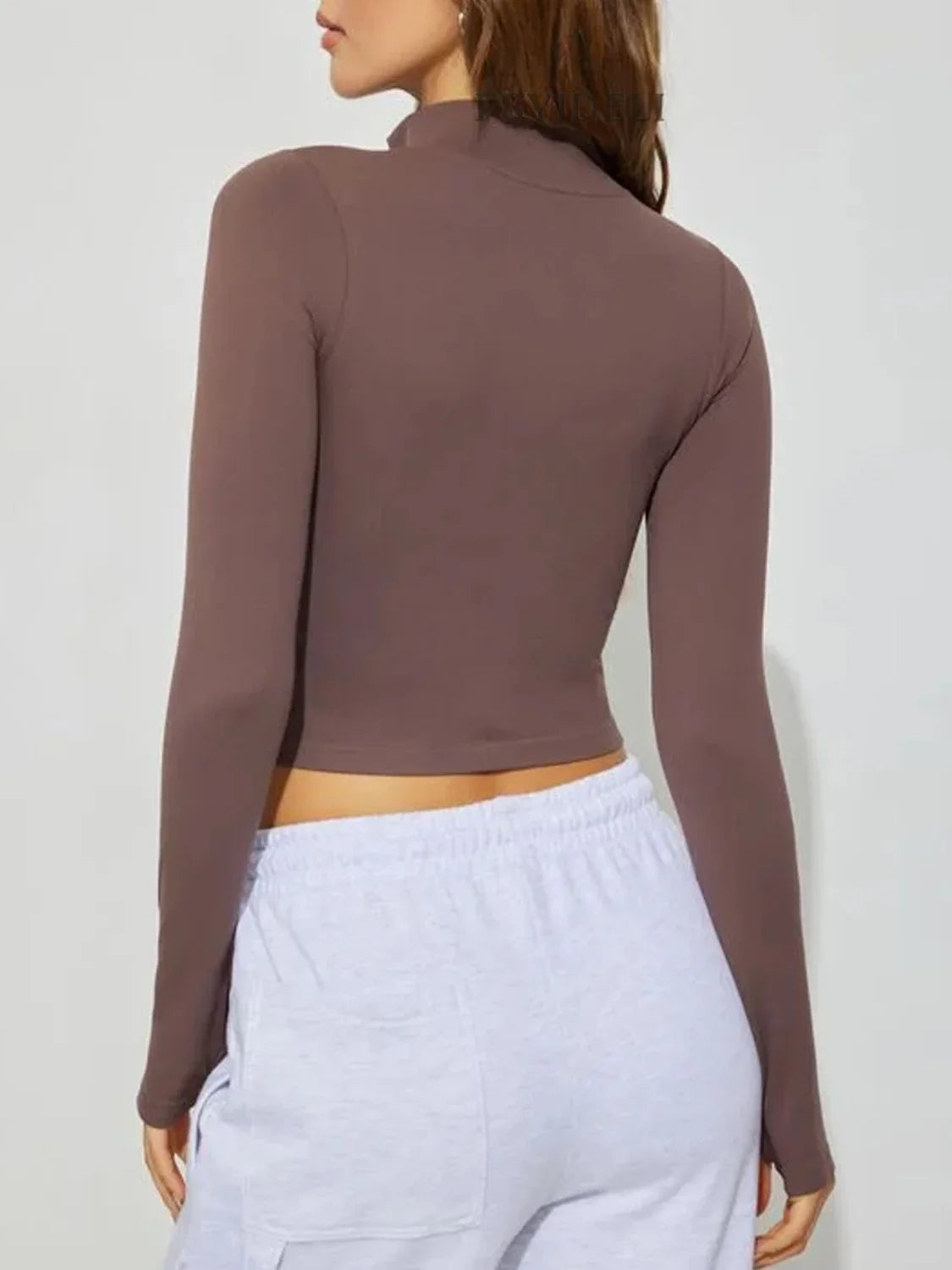 Zip Up Long Sleeve Jacket - Spoiled Me Rotten 
