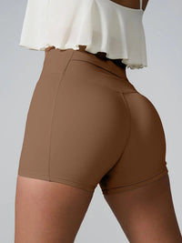 High Waist Active Shorts - Spoiled Me Rotten 