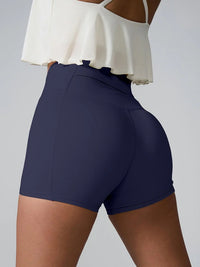 High Waist Active Shorts - Spoiled Me Rotten 