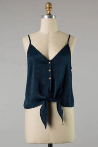 Kenzie Tie Top - Spoiled Me Rotten 