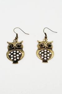 Pendant Owl Earrings - Spoiled Me Rotten 