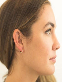Crystal Hoops Earrings - Spoiled Me Rotten 