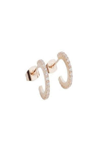 Crystal Hoops Earrings - Spoiled Me Rotten 