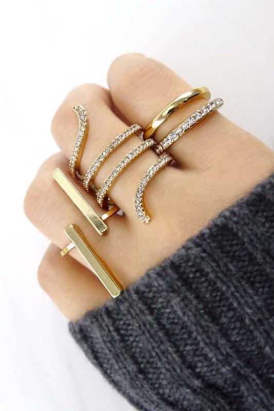 Statement Ring set - Spoiled Me Rotten 