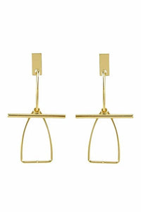 T - Bar Earrings - Spoiled Me Rotten 