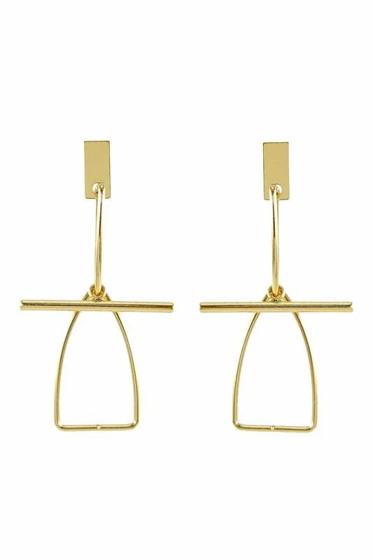 T - Bar Earrings - Spoiled Me Rotten 