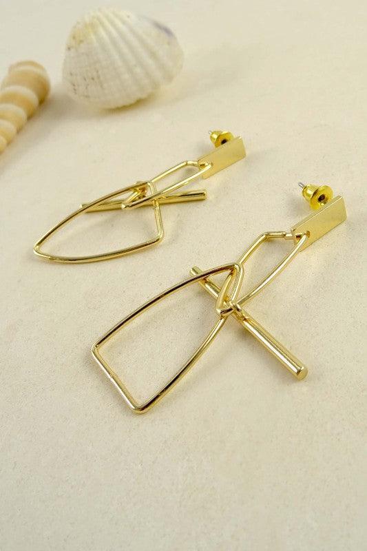 T - Bar Earrings - Spoiled Me Rotten 