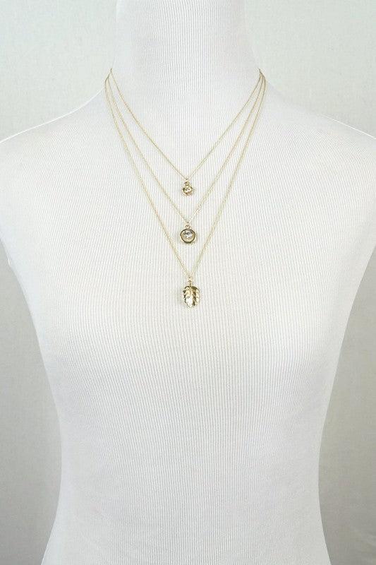 Cora Leaf Necklace - Spoiled Me Rotten 