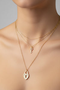Lock And Key Necklace - Spoiled Me Rotten 