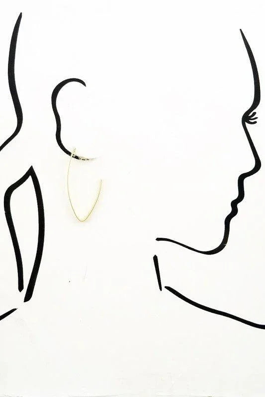 Matte Drop Earring - Spoiled Me Rotten 