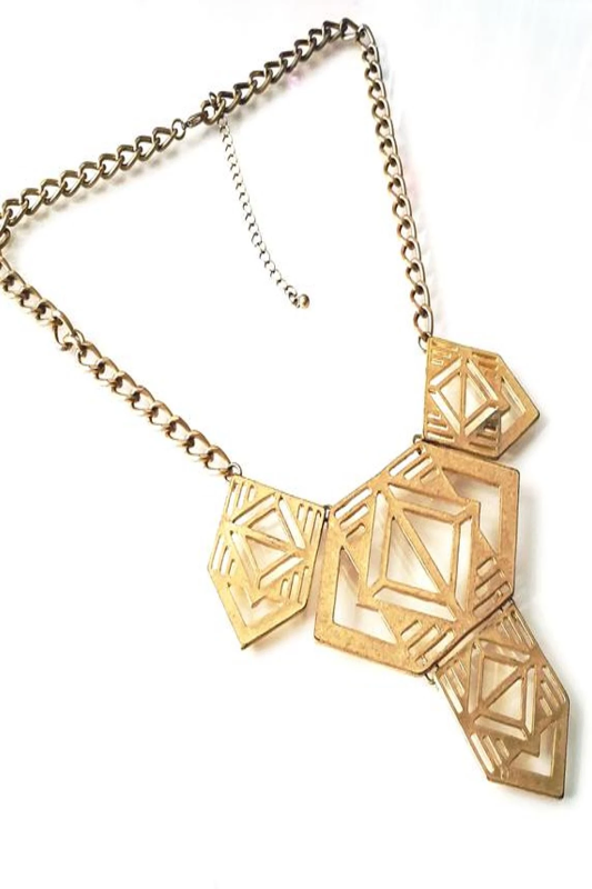 Aztec Inspired Necklace - Spoiled Me Rotten 