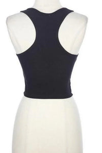 Racer Back Crop Top - Spoiled Me Rotten 