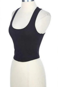 Racer Back Crop Top - Spoiled Me Rotten 
