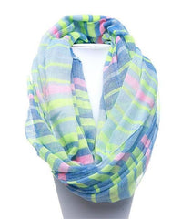STRIPE PRINT INFINITY SCARF - Spoiled Me Rotten 
