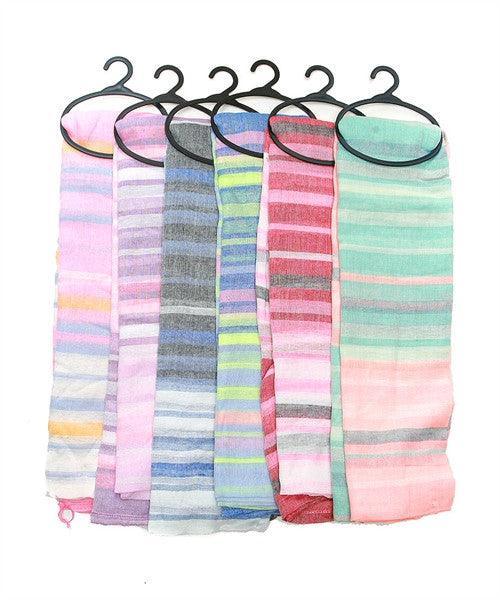 STRIPE PRINT INFINITY SCARF - Spoiled Me Rotten 