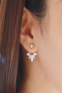 Pleated Stud Earrings - Spoiled Me Rotten 