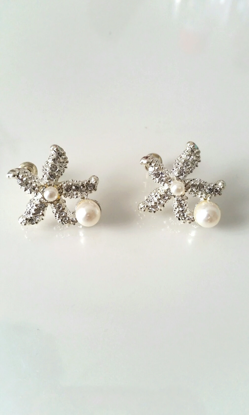 Pearl Sea Star Earrings - Spoiled Me Rotten 