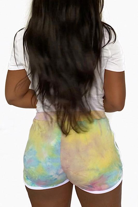 Lucy Tie Dye Shorts - Spoiled Me Rotten 