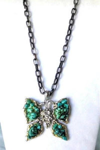 CHARMING STONE BUTTERFLY NECKLACE - Spoiled Me Rotten 