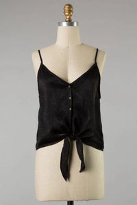 Kenzie Tie Top - Spoiled Me Rotten 